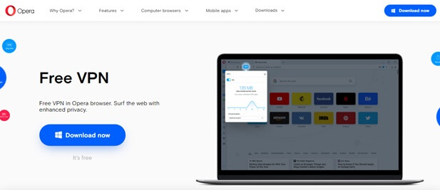 OperaVPN Free VPN Websites