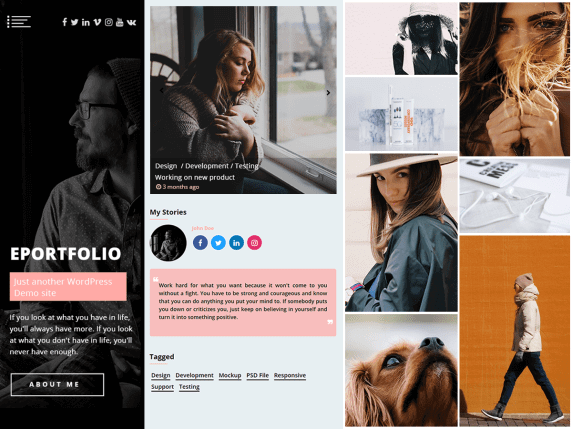 ePortfolio: Best portfolio WordPress themes